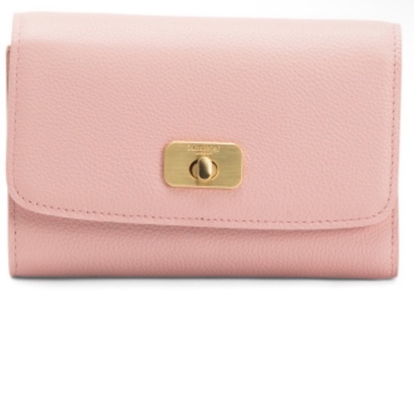 MONCRIEF LONDON BALLET PINK WALLET! LEATHER!!! NWT - Picture 7 of 7